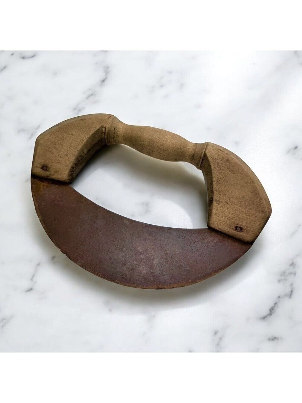 Antique Ulu Kitchen Chopping Knife Hand Forged
